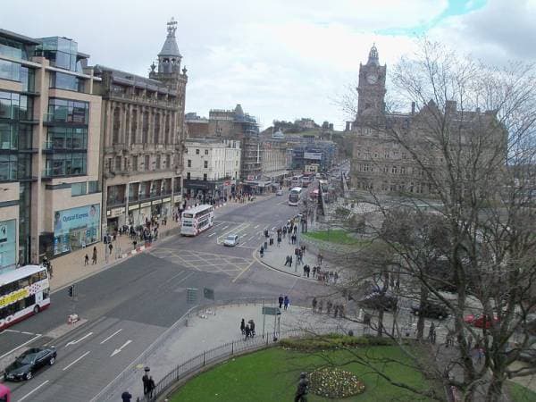 View over Edinburgh Old Town